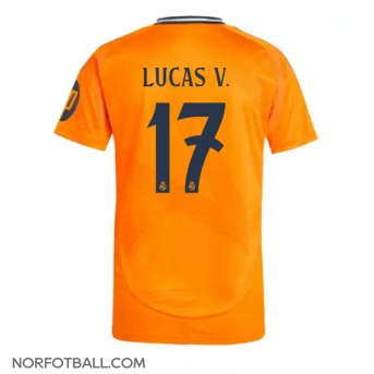 Billige Fotballdrakt Real Madrid Lucas Vazquez #17 Replika Bortedrakt 2024-25 Kortermet